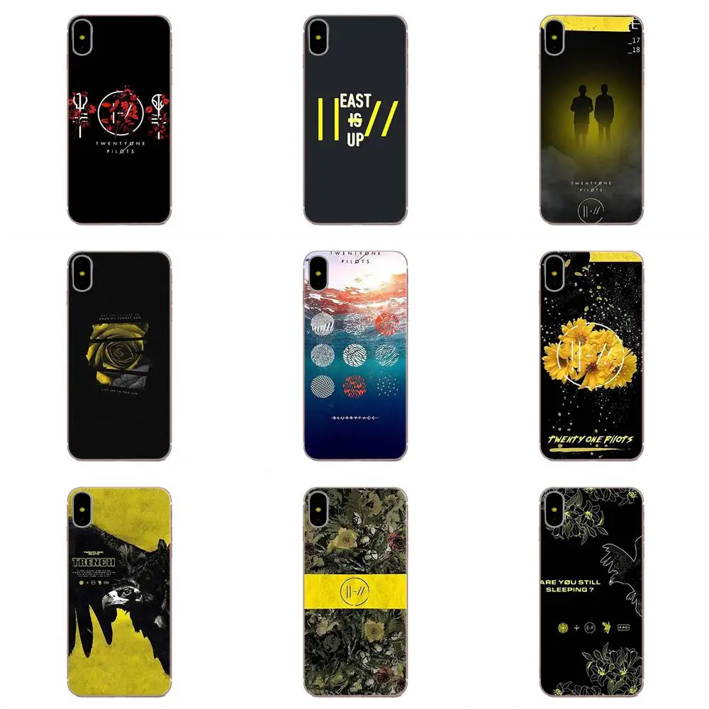 Мягкий ТПУ индивидуальный дизайн для Apple iPhone 4 4S 5 5C 5S SE 6 6S 7 8 Plus X XS Max XR Twenty One Pilots