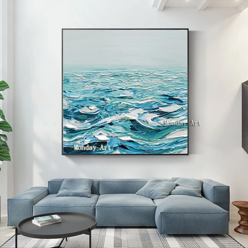 SS The-100-Hand-painted-abstract-Modern-The-Ocean-waves-Oil-Painting-On-Canvas-Wall-Art-Wall (5)