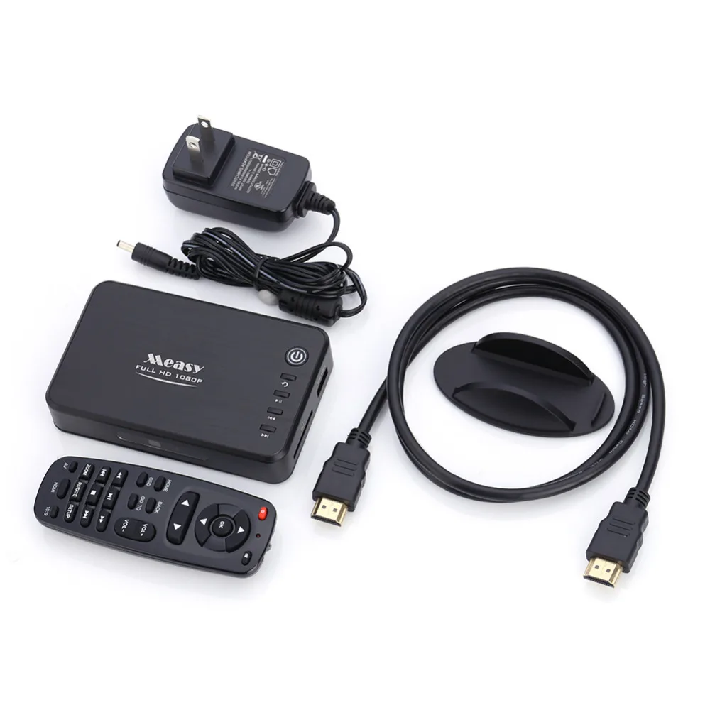 

Measy A1HD Multimedia 3D HDD Full HD 1080P Player MKV H.264 HDMI USB HOST SD