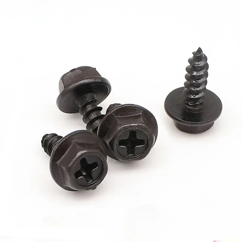 M4 M5 Phillips Self tapping Screw Flange Hex Head Bolt Cross Socket