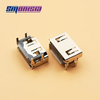 

Smonisia 50PCS Short Type HDMI 19P Pin Female Jack HDMI Socket Female Connector Nickel Plated
