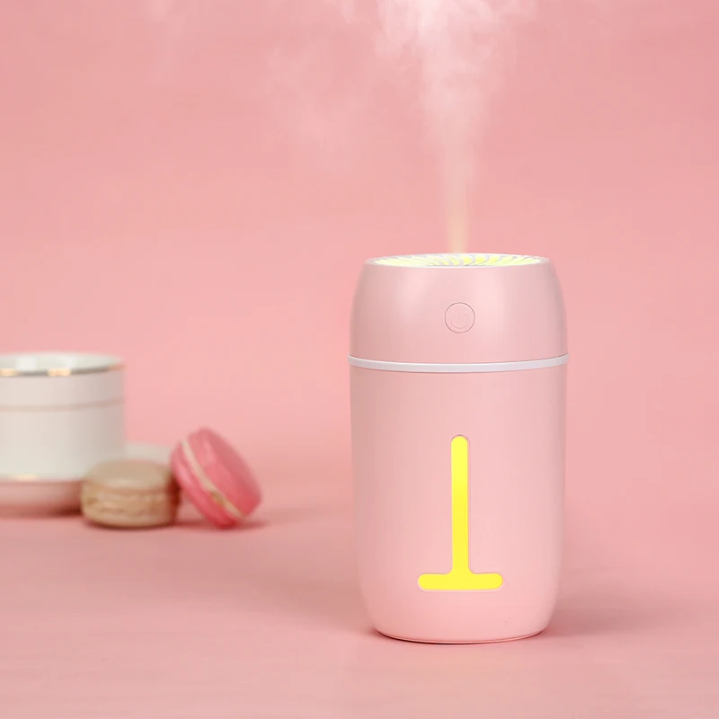 Car air freshener T1 cup humidifier USB Mini Ultrasonic Essential Oil Diffuser LED Air Purifier Mist Maker Office Home