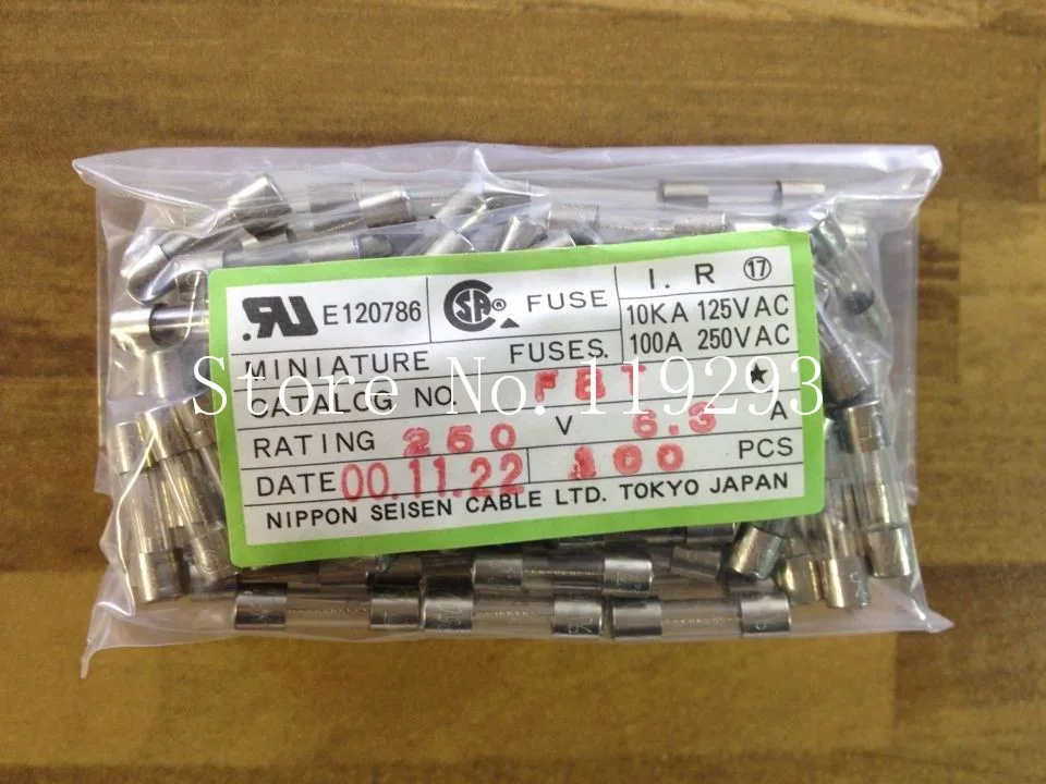 

[SA]Japan's imports of JET fuse FBT 5X20 6.3A250V FUSE Fuse original proof glass--200pcs/lot