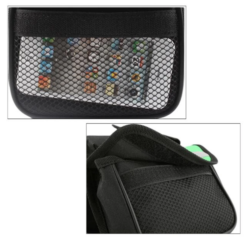 Clearance 2L Cycling Bicycle Bike Top Frame Front Pannier Saddle Tube Double Side Bag Double Pouch 4 Colors 2017 New Arrival 5