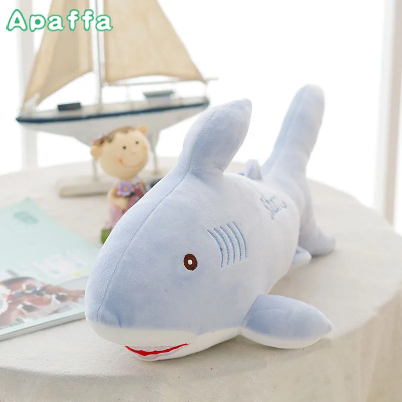 

2018 Hot Sale Cute Stuffed Marine Animal Dolls Big Grey Shark Soft Plush Toys Kids Toys Birthday Gift for Girls Children