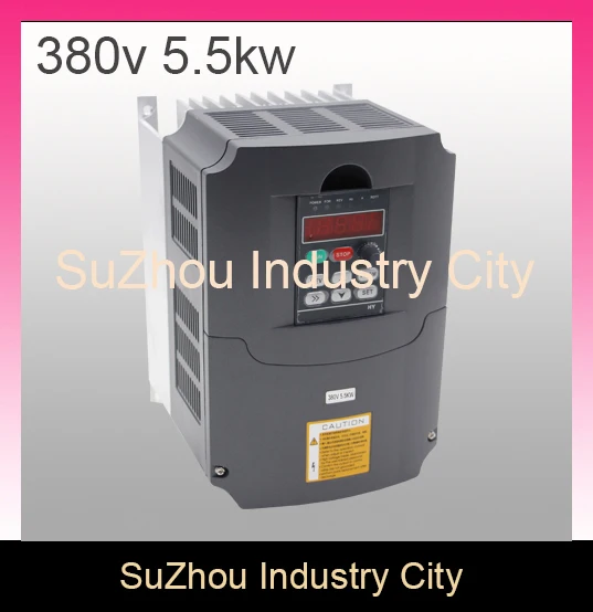 380v 5.5kw VFD Variable Frequency Drive VFD Inverter 3HP Input 3HP Output  CNC spindle motor Driver spindle motor speed control