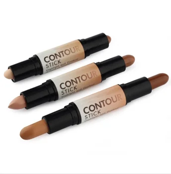 

Double-ended 2 in1 Contour Stick Contouring Highlighter Bronzer Create Makeup Concealer Full Cover Blemish 200pcs