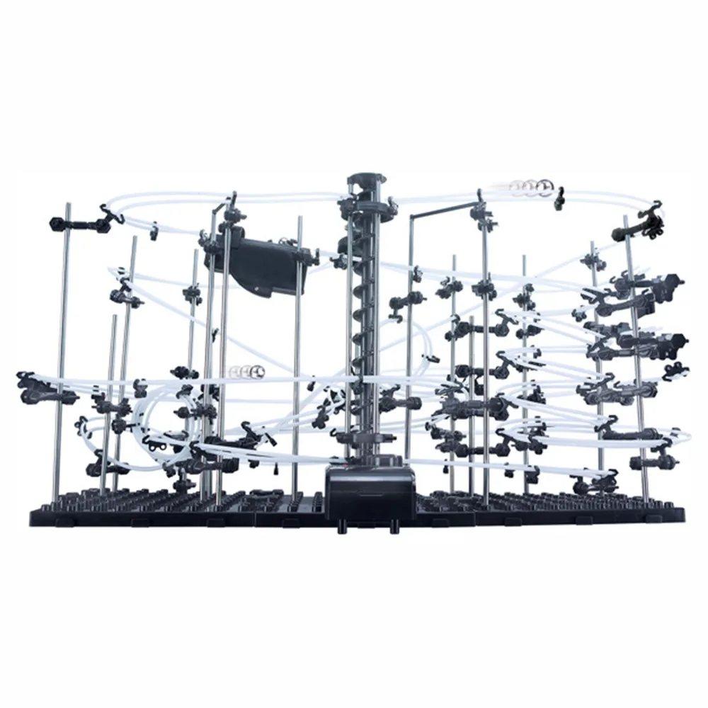 

26000mm Marble Roller Coaster With Steel Balls Spacewarp SpaceRail Level 4 Toys