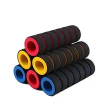 2Pc/1pair Non-slip Bike Handle Bar Racing Bicycle Motorcycle Foam Sponge Grip Cover Soft Handlebar Bike Bar Wholesale
