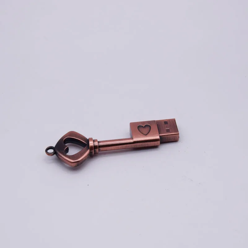 High Speed Usb Flash Pen Drive Metal Key Usb Drive Custom Logo 32g/16g/ 8g/4g Memory Pen Stick Wedding Gift Over 10pcs Logo Free