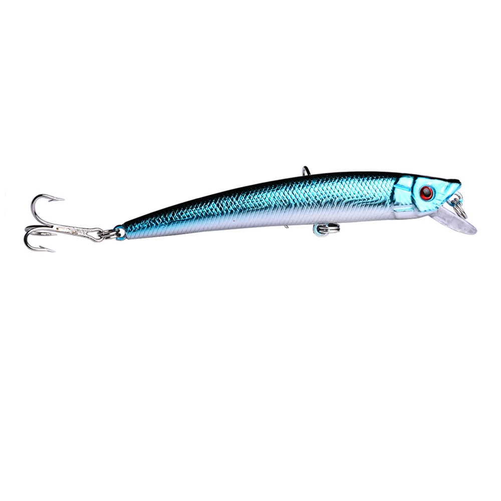 Isca de Pesca de Qualidade Pesca Venda Quente Minnow Lures 9.5cm 7.3g 6 Ganchos Hard Isca Vara Bream - Truta 50pcs Mod. 1217770 15 Cheap Iscas artificiais