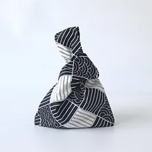 Женские сумки для покупок в японском стиле с ремешком на запястье в художественном смысле Портативный Повседневные Легкие супермаркет сумки для покупок