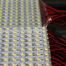 5050 Светодиодный светильник SMD 36 светодиодный s/50 см белый/теплый белый/RGB светодиодная твердая лента DC 12 В 5050 Светодиодный светильник Жесткая светодиодная лента