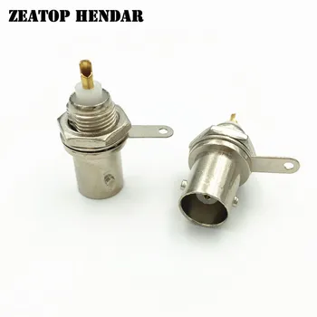 

200Pcs BNC Female Socket Solder Connector Chassis Panel Mount Coaxial Cable for Welding Machine Parts