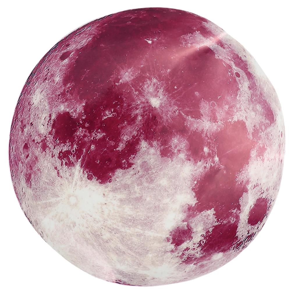 Moon Glow in the Dark Wall or Ceiling Stickers – 3D Full Moon Decor for Kids Room & Living Room