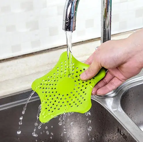 

Hot Star Sewer Outfall Strainer Bathroom Sink Filter Anti-blocking Floor Drain Hair Stopper Catcher Kitchen Bathroom Accessories