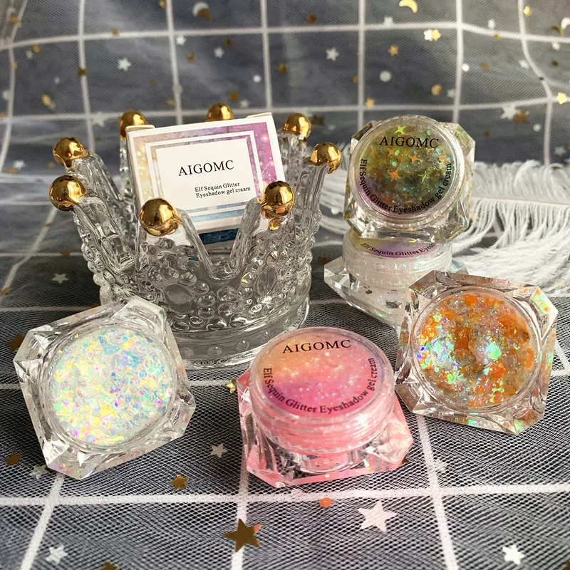 Фокусная приманка искусственные тени для век праздничный макияж мерцающие и