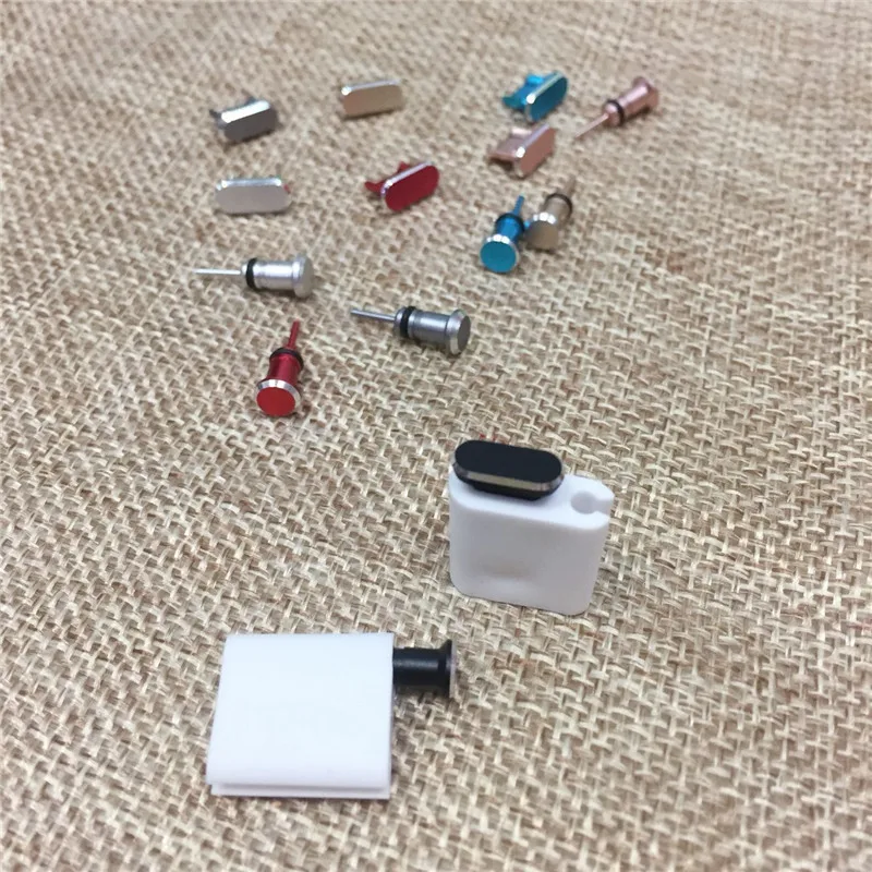 Алюминиевый микро USB набор штепсельных вилок для пыли Micro порт зарядки наушников