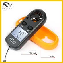 TTLIFE RZ 818 переносной Анемометр Anemometro Термометр GM816 измеритель скорости ветра Измеритель ветра 30 м/с ЖК-цифровой Ручной инструмент