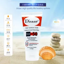 12 шт. Disaar Sunblock Protetor Solar Par SPF 50 солнцезащитный крем солнцезащитный консилер увлажняющий водонепроницаемый натуральный крем от солнца без масла