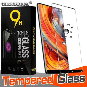 

100pcs Anti-knock Tempered Glass For Xiaomi Mi 9 Pro 9X 9T 8 SE A3 Lite CC9 CC9E Guard Full Screen Protector With Black Package