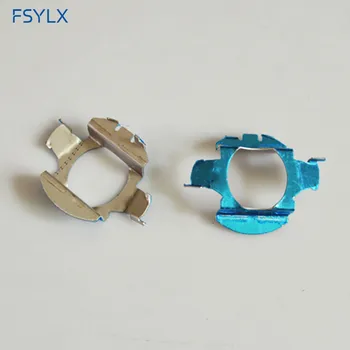 

FSYLX H7 HID Xenon Bulb holder Metal Base Holder Adapter Clips for VW Bora Jetta Polo QASHQAI Xenon HID H7 Converters Adaptor
