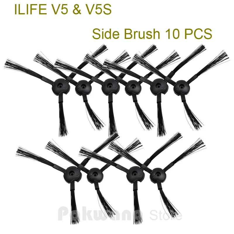 

Original Robot Vacuum Cleaner Spare Parts ILIFE V5 V5S model Side brush 10 pcs from factory