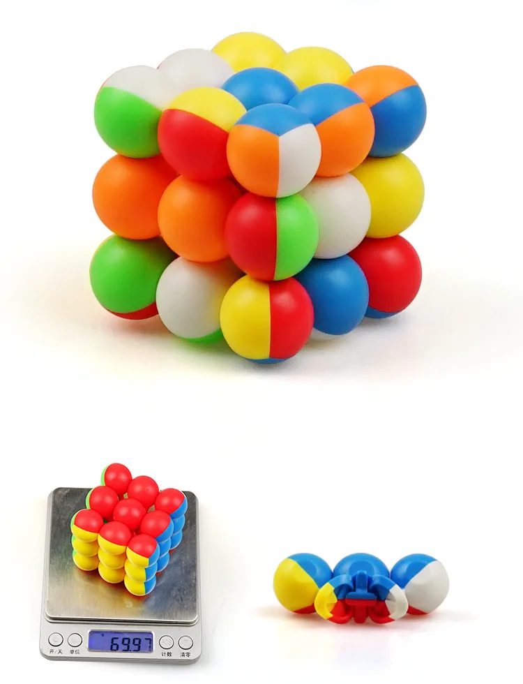 3x3 мяч куб головоломка игрушка скоростной куб игрушки для детей развивающий подарок игрушка креативный подарок детские игрушки