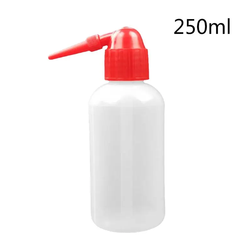 

250ML Plastic Squeeze Type Watering Bottle Succulent Plant Flower Water Can With Long Curved Nozzle Beak Droppe