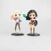 Wonder Woman Harley Quinn Cute Model Doll 15cm PVC New Figurine Children Toys Collection Anime Action Figure for Christmas gift Wonder Woman Harley Quinn Cute Model Doll 15cm PVC New Figurine Children Toys Collection Anime Action Figure for Christmas gift