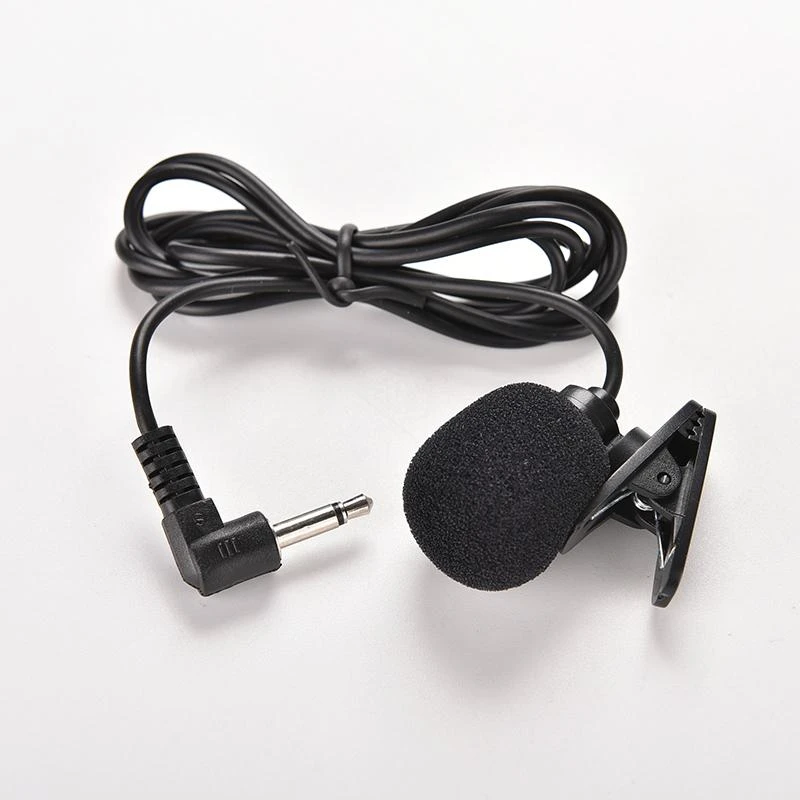 3.5mm Right Angle Plug PC Desktop Mic Microphone Mini 3.5 mm Tie Lapel Lavalier Clip On Microphone for Lectures Teaching headphones with mic