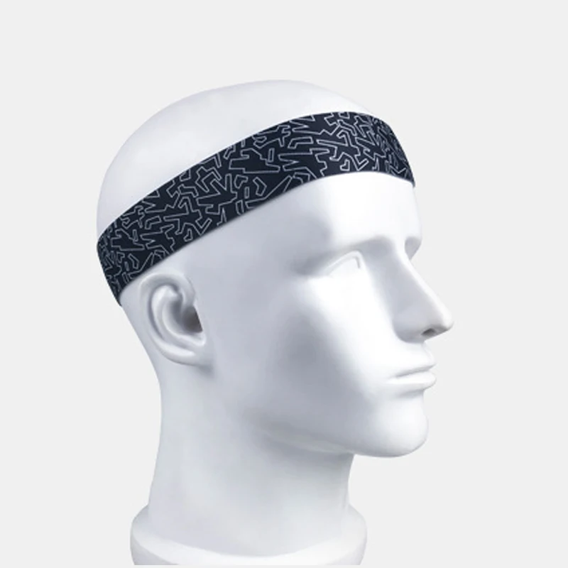 Sweatband спортивные Нескользящие волосы Пот оголовье Теннис Баскетбол Йога дышащие полосы Камуфляж Фитнес тренировки для мужчин и женщин