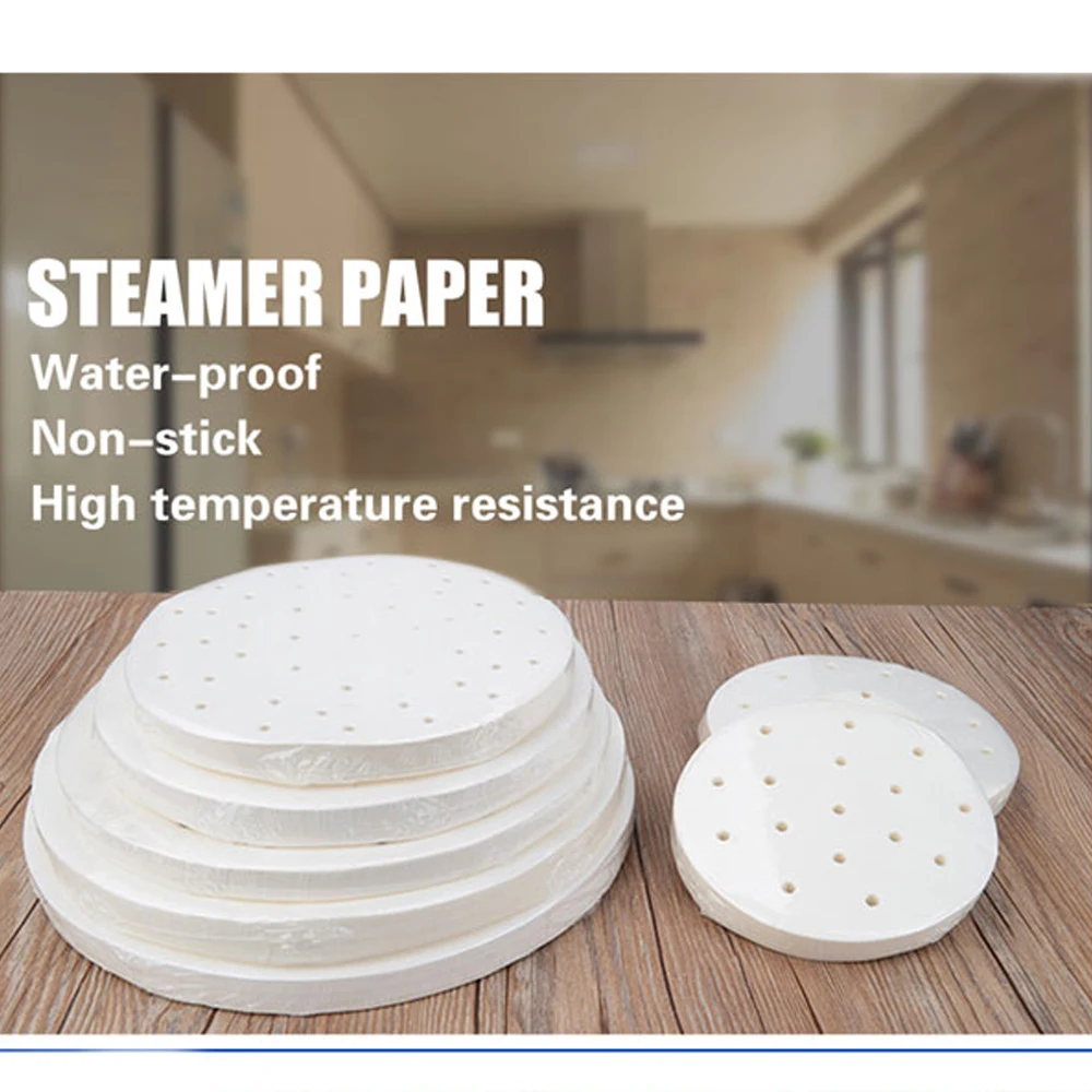  Kitchen Use Hamburger Press Machine 2000pcs Oil Absorbing Paper 100mm/130mm Food Grade Material - 32853774377