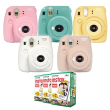 Fujifilm Instax Mini 8 Plus 8+ мгновенная камера+ Fuji Instax Mini White Edge мгновенная пленка 60 листов