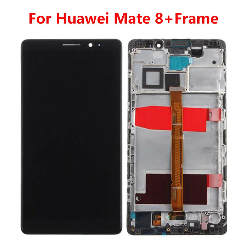 

100% Tested 1920x1080 For HUAWEI Mate 8 LCD Display Touch Screen with Frame Digitizer Assembly For HUAWEI Mate 8 6.0"LCD