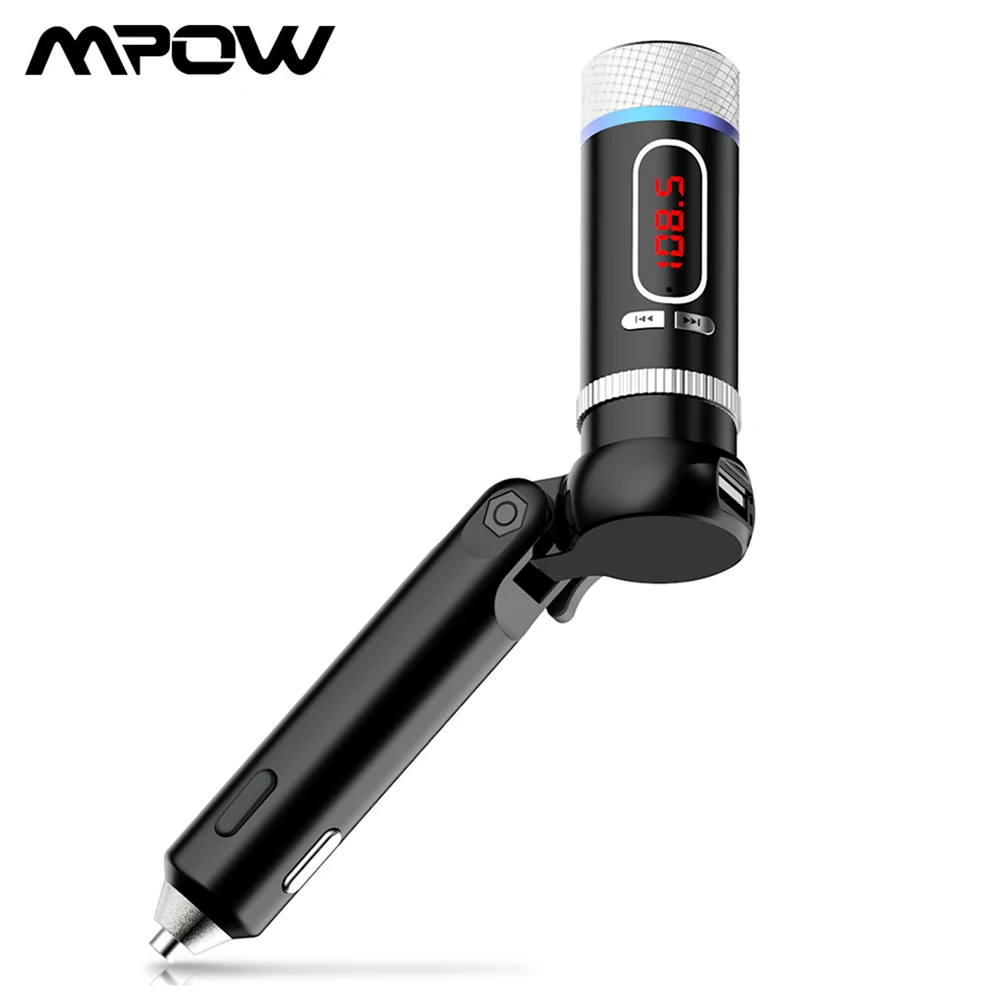 Беспроводной Bluetooth fm передатчик Mpow MBT20 встроенный Чипсет CSR Handsfree адаптер для