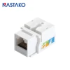 Cat6 Keystone Jack RJ45 módulo Keystone conector UTP CAT5e Cat6 adaptador de conectores de red panel de conexiones vacío placa de pared ► Foto 2/5