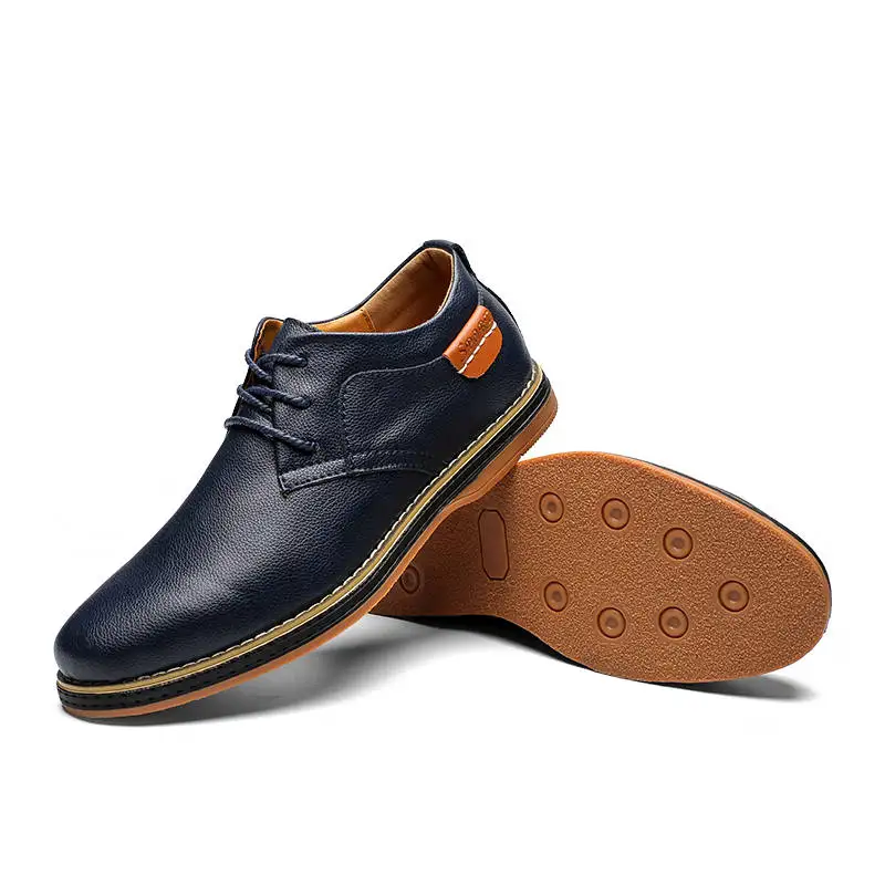 Comfortable Office Fashion Men's Shoes Casual Moccasins Genuine Leather Flat Shoes Lace Up Oxford Work Shoes Men Dress Shoes Comfortable Office Fashion Men's Shoes Casual Moccasins Genuine Leather Flat Shoes Lace Up Oxford Work Shoes Men Dress Shoes