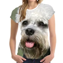 Милый щенок денди Динмонт терьер печатных женские футболки модные брендовые женские с короткими рукавами футболки фитнес-футболки