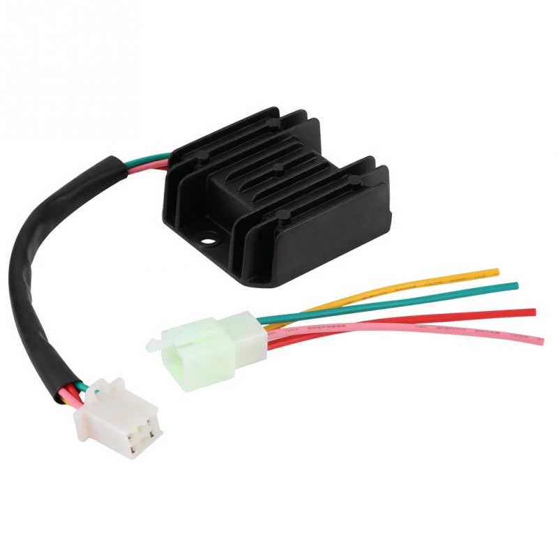 Motorcycle Voltage Regulator Rectifier with 4 Wires for Motorcycle Boat Motor ATV GY6 50 150cc Scooter Keenso Motorcycle Voltage Regulator Rectifier with 4 Wires for Motorcycle Boat Motor ATV GY6 50 150cc Scooter Keenso