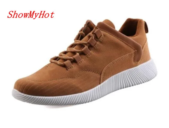 ShowMyHot новые мужские повседневные туфли модные роскошные брендовые черные с