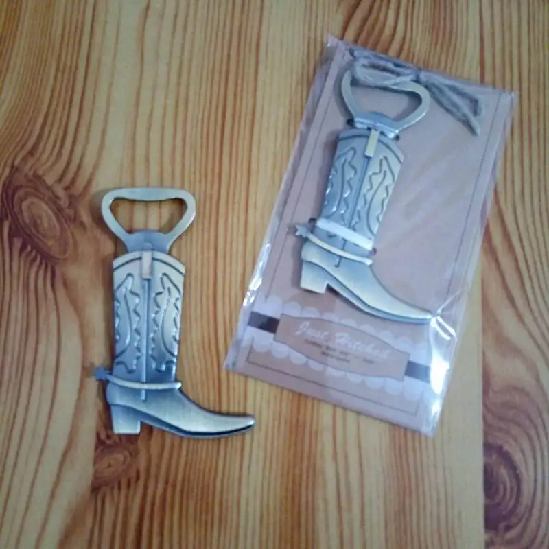 2018 New Arriva+Western Wedding Party Favors "Just Hitched" Cowboy Boot