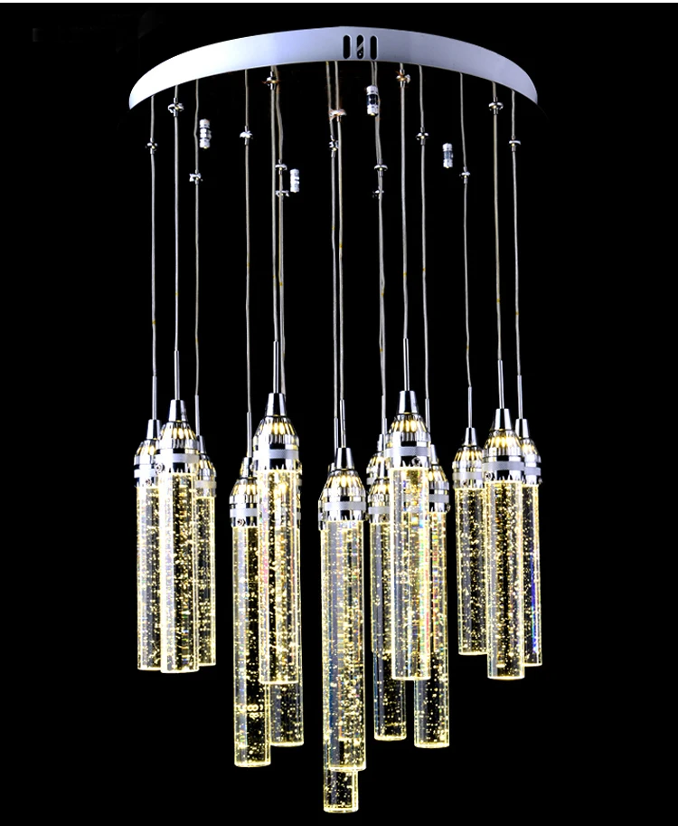 Пузырьковый Хрустальный подвесной светильник современный светодиодный подвесной светильник ин бар салон подвесной светильник ing