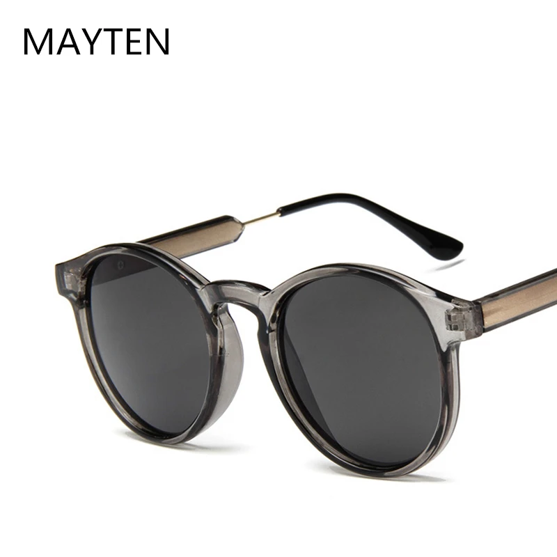 Очки солнцезащитные женские круглые классические винтажные брендовые