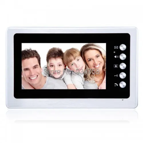 

7" Digital Video Doorphone White Color Intercom LCD Monitor