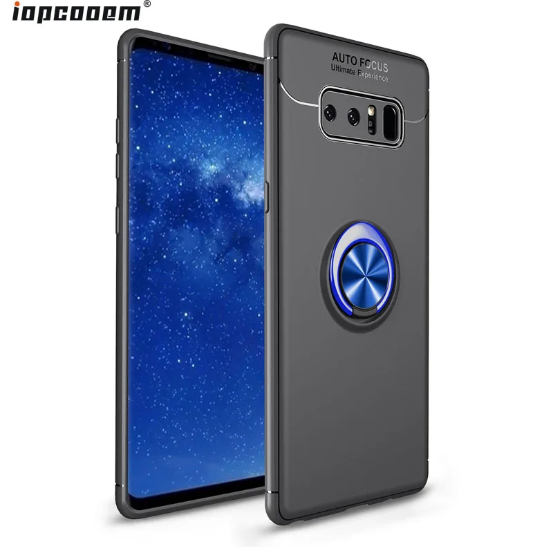 

For Samsung Galaxy Note 9 Luxury Shockproof Phone Shell For Samsung Galaxy Note 9 Cover Finger Ring Magnet Phone Cases 6.3''