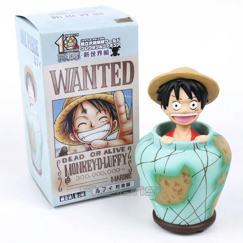 

Luffy / Chopper One Piece Anime PVC Figure Piggy Bank Collectible Model Toy 2 Types 15cm