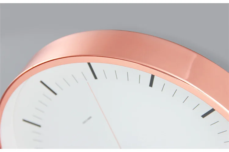 Новое поступление 12 дюймов металлические настенные часы бесшумные не тикающие Современные Кварцевые часы для гостиной офисная мода украшение дома