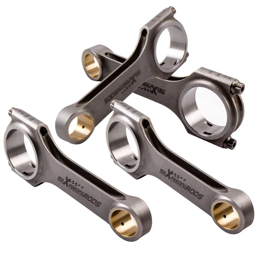 Special Offers 4340 Drijfstangen voor Audi VW 1.9L TDI PD90 PD100 PD115 Con Staven Drijfstang Bielle ARP Bouten 4340 Forged H -Beam Krukken 144mm