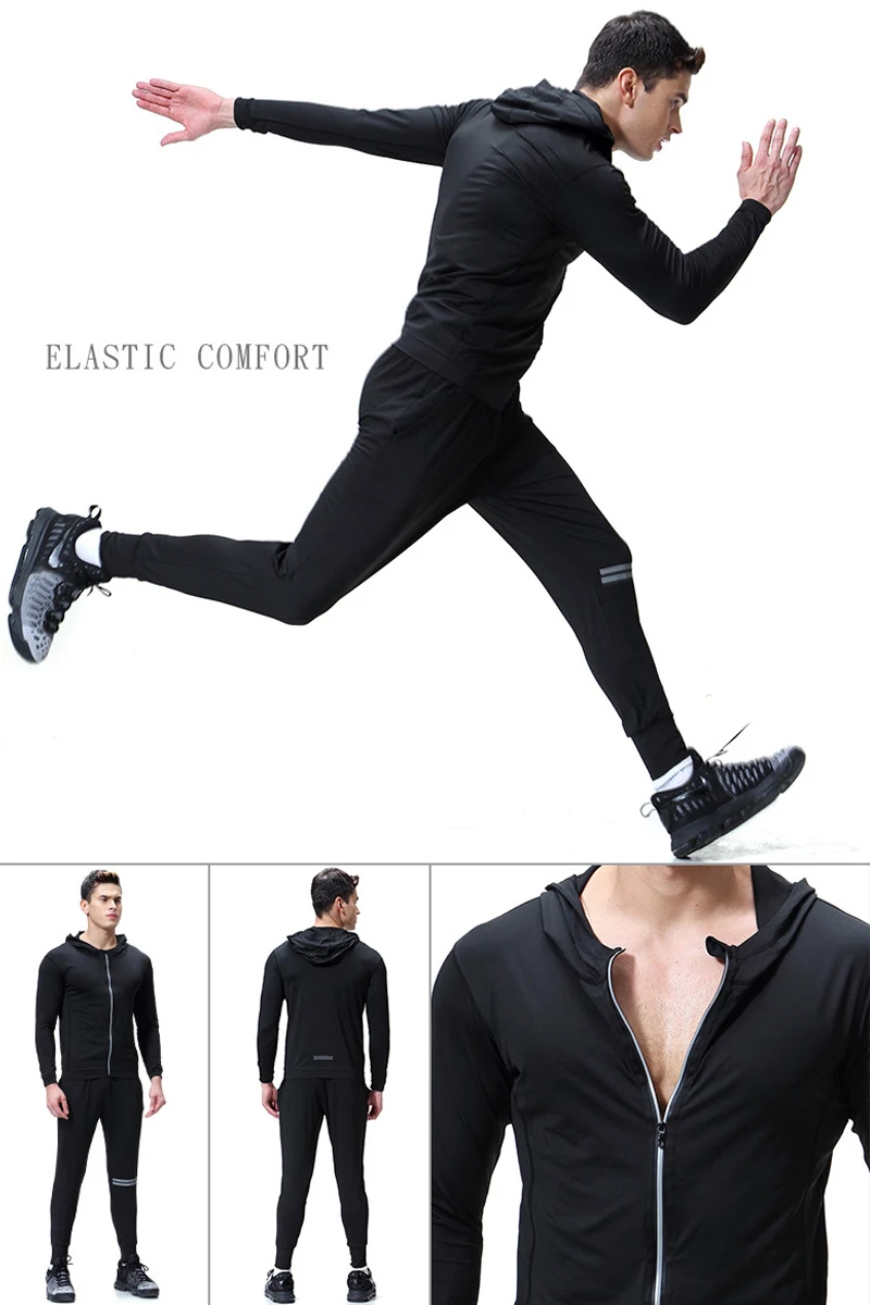 Для мужчин спортивные Классический жакет компрессионные покрытия ...